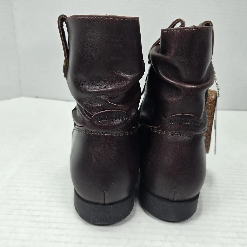 Birkenstock Sarnia Espresso Leather Chelsea Ankle Boots Size EU 36 narrow US 5